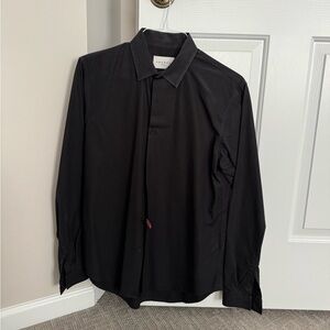 Men’s Sandro Paris black dress shirt